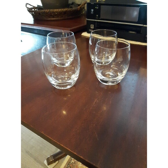 Luigi Bormioli Signed Crescendo Drinking Glasses Set of 8~ 4-20oz and 4-15oz - Picture 2 of 6